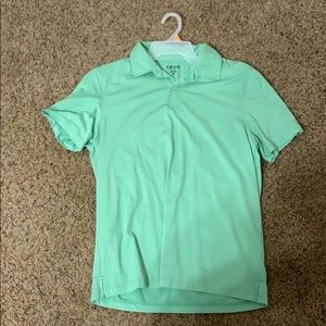 Izod green men's polo shirt.